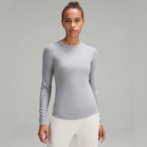 Lululemon Hold Tight Long Sleeve Shirt- Rhino Grey